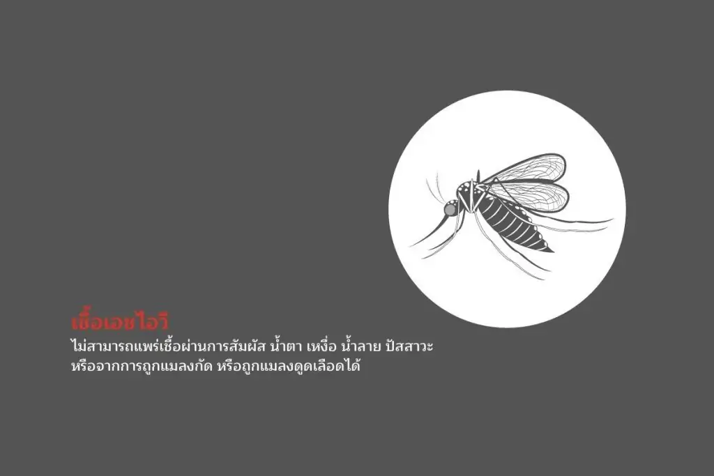 ไม่สามารถแพร่เชื้อเอชไอวี
