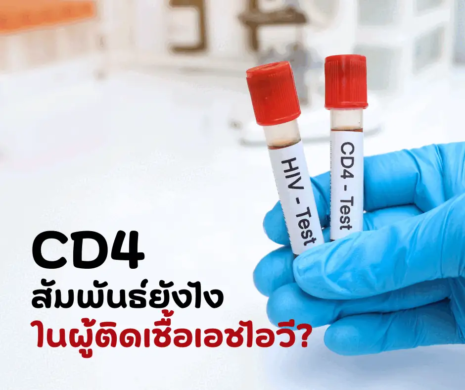 CD4 สัมพันธ์ยังไง ในผู้ติดเชื้อเอชไอวี